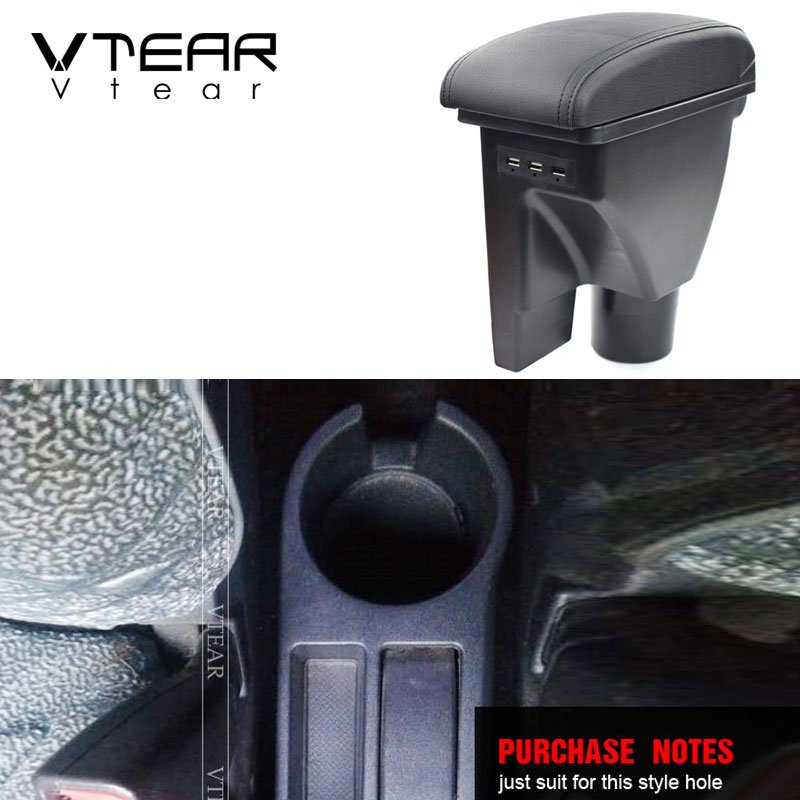 Vtear for Hyundai Getz Armrest Interior Center Console Storage Box Arm Rest Car-styling Decoration Accessories Parts Organizer