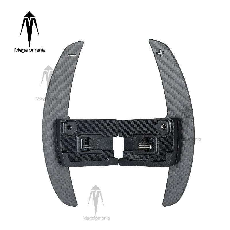 Car interior accessories steering wheel carbon fiber magnetic shift paddle for ford 2015 2016 2017 2018-2023 Mustang Shelby GT