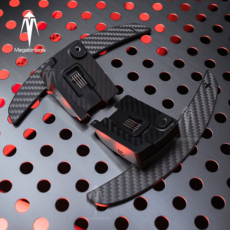 Car interior accessories steering wheel carbon fiber magnetic shift paddle for ford 2015 2016 2017 2018-2023 Mustang Shelby GT