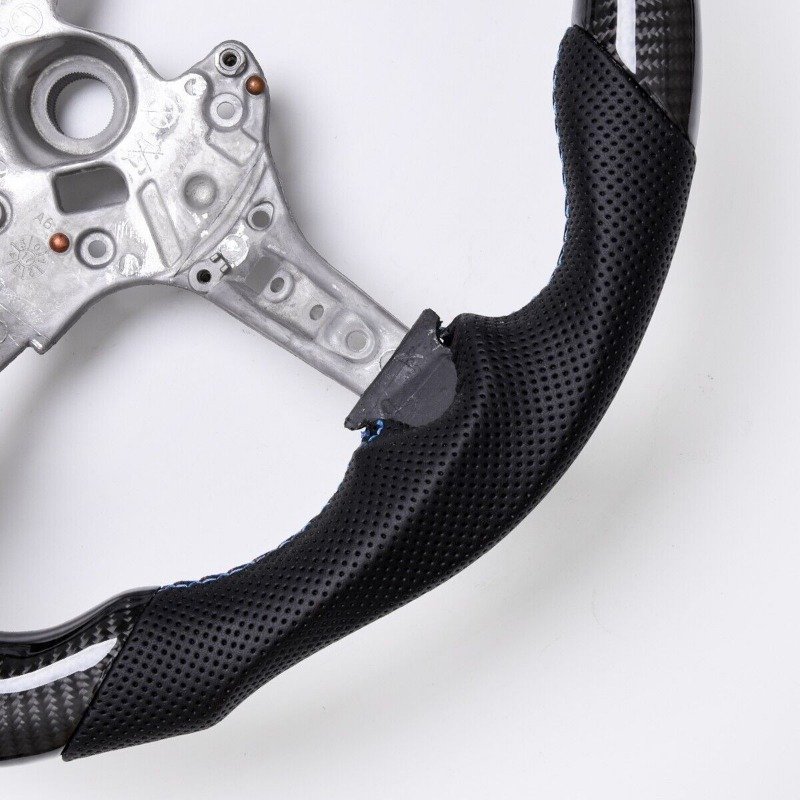 Fit For BMW M2 M3 M4 M5 F18 F10 F15 F16 F20 F22 F30 F32 F36 F40 F80 F90 Series 1234567 Carbon Fiber Car Steering Wheel