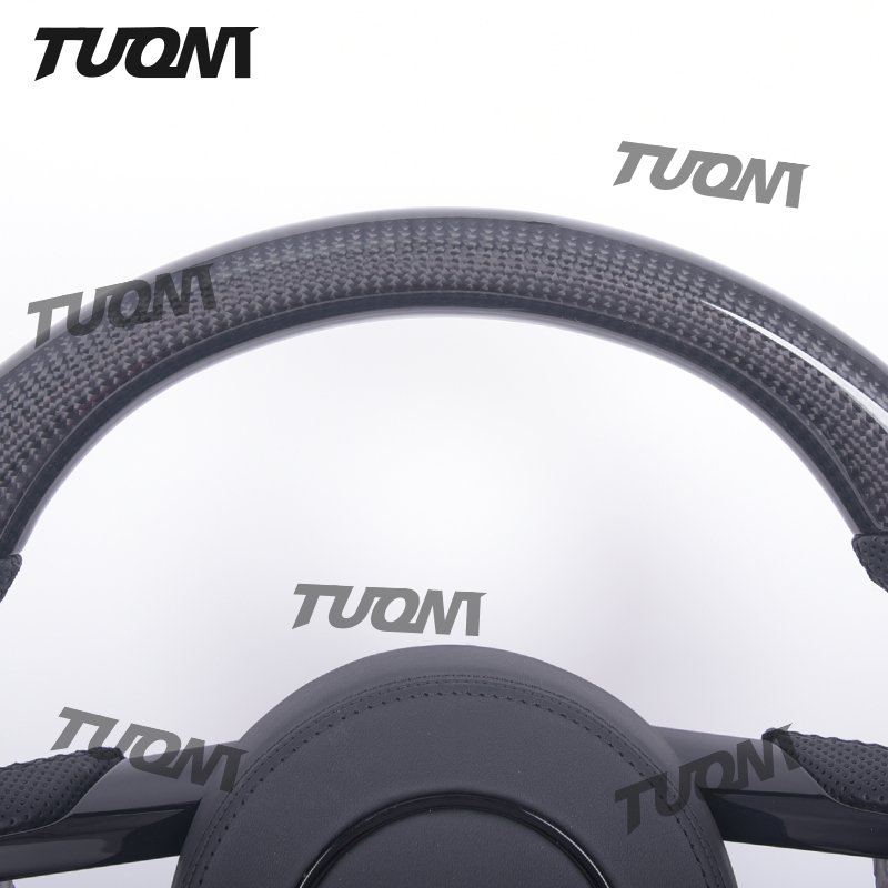 Custom Car Carbon Fiber Steering Wheel Fit For Ford Mustang Shelby GT