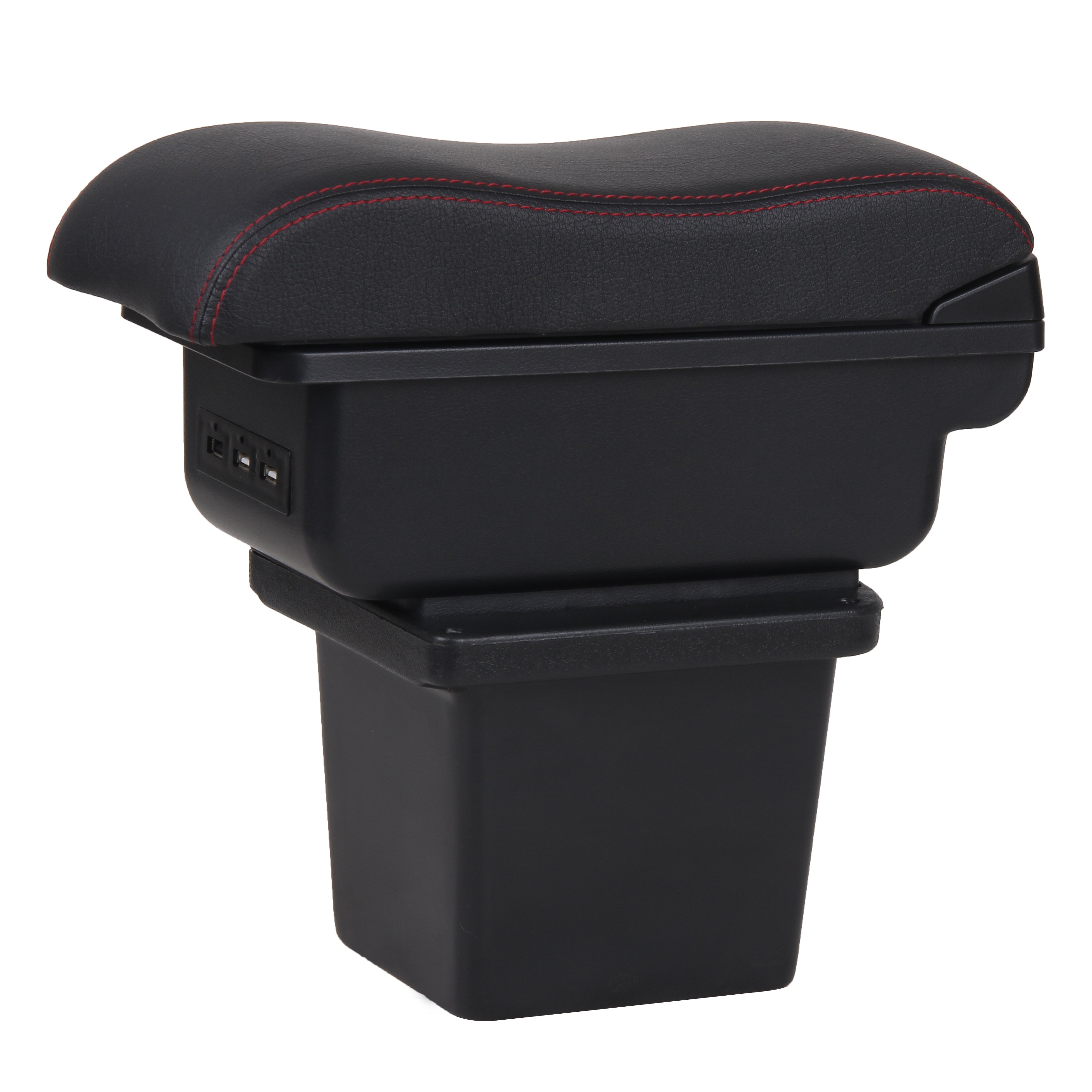 For Nissan Kicks Armrest Box USB Charging Interface Heighten Central Store Content Box Cup Holder Ashtray Accessories