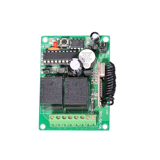 24 Volt 433mhz Learning Code Rf Garage Door Opener Remote Receiver Yet402pc