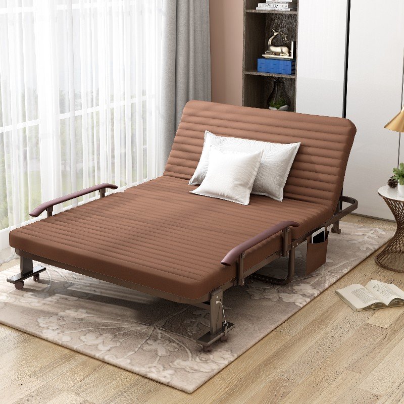Office Lunch Breaks and Family Folding Beds with Mattresses Factory Direct Sales Hotels Add High-quality Metal Chinese Modern