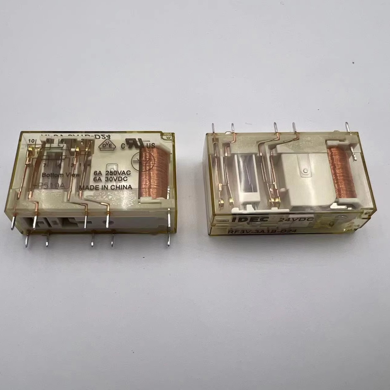 RF1V-3A1B-D24 Safety Relays IDEC RELAY GEN PURPOSE 4PST 6A 24V