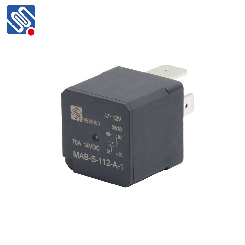 MEISHUO MAB with Wire Harness 12v 4pin 5pin sealed Auto 24v 70a 14VDC Headlight Control High Power Relays
