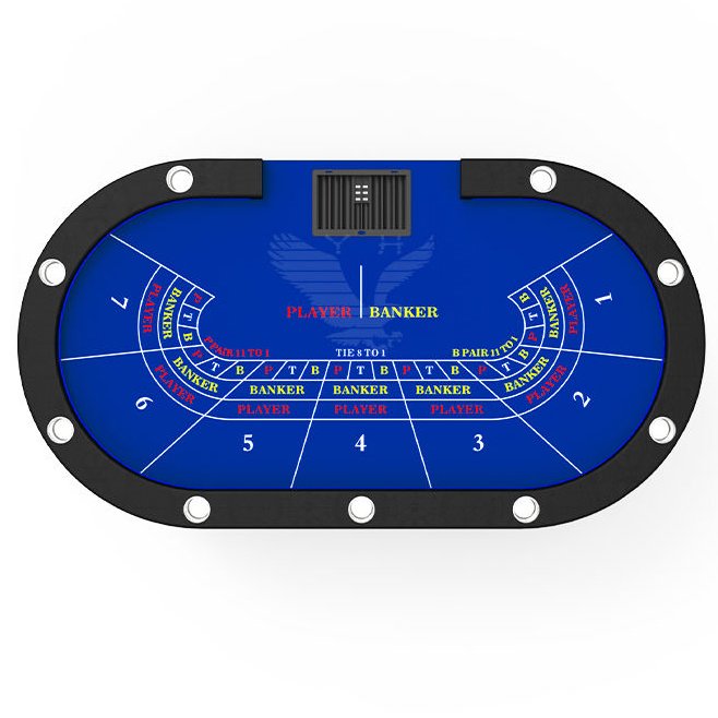 YH 102inch Professional Poker Table Trade Custom Luxury Casino Baccarat Table Lamp LED Lighting