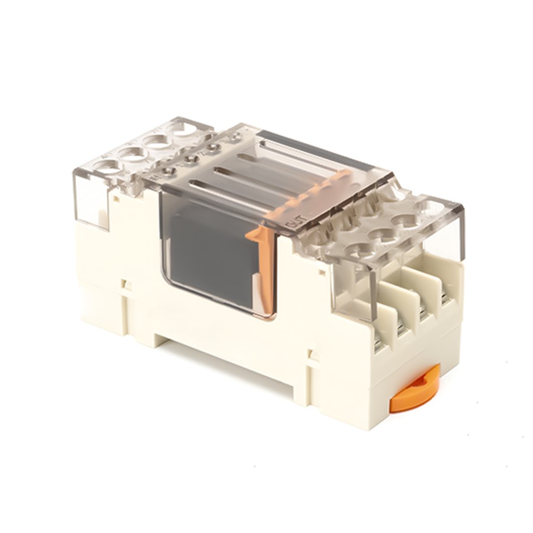 ABILKEEN General Purpose Relay 4 Pole 24VDC 6A Relay Module LED test Button Relay and Base