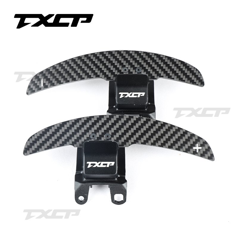 For Cadillac CT4 CT5 CT6 XT4 XT5 XT 2015-2019 Car Magnetic Steering Wheel Paddle Shifter Carbon Fiber Shift Paddle