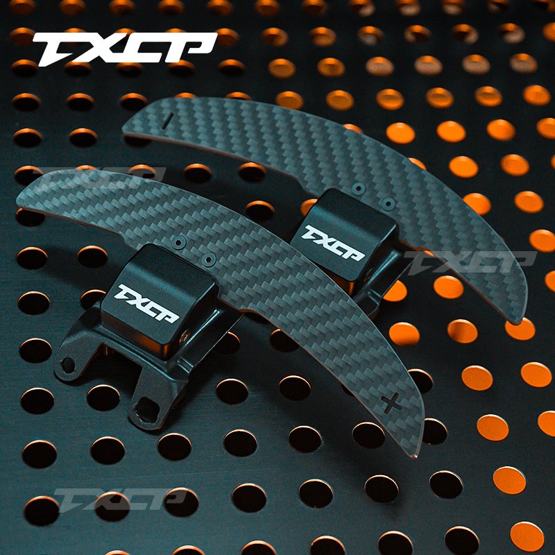 For Cadillac CT4 CT5 CT6 XT4 XT5 XT 2015-2019 Car Magnetic Steering Wheel Paddle Shifter Carbon Fiber Shift Paddle