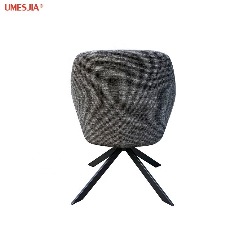 Dining Chair Armchairs with Armrests Seat and Backrest Upholstered Open Base Metal Office Chair