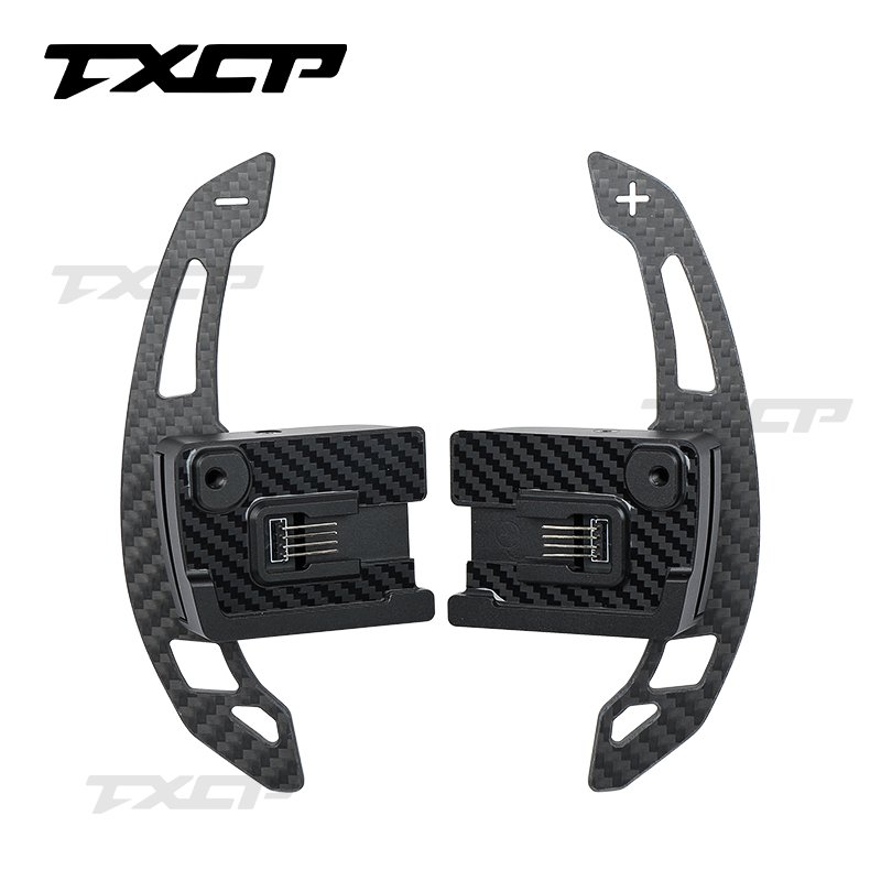 Car interior accessories steering wheel carbon fiber magnetic shift paddle for ford 2022-2024 Bronco
