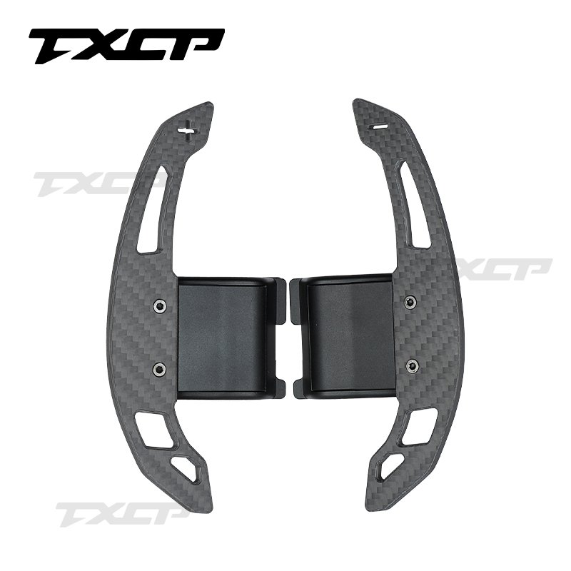 Car interior accessories steering wheel carbon fiber magnetic shift paddle for ford 2022-2024 Bronco