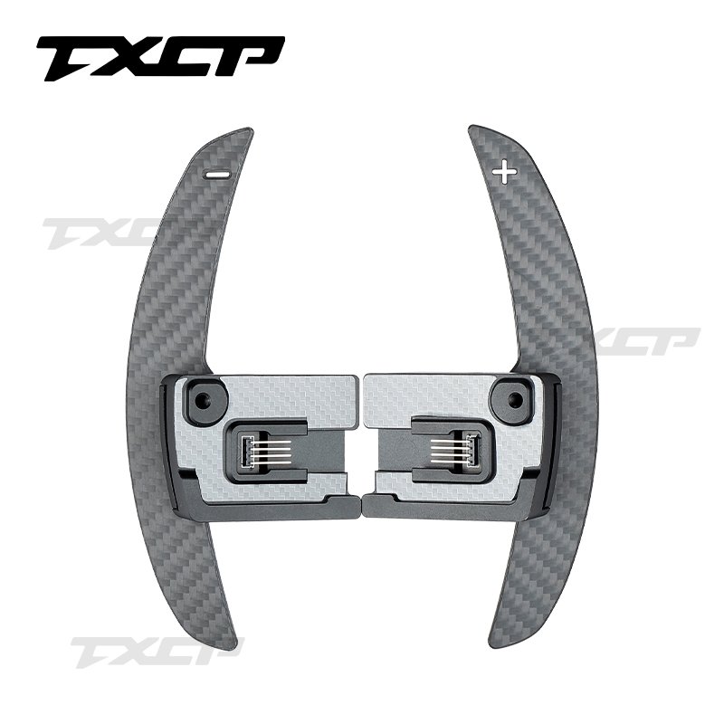 Car interior accessories steering wheel carbon fiber magnetic shift paddle for ford 2022-2024 Bronco