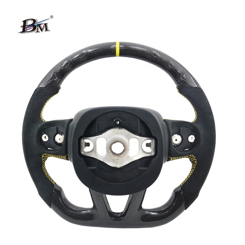 For Dodge Charger Challenger SRT Carbon Fiber Alcantara Custom Steering Wheels 2015 2016 2017 2018 2019 2020 2021 2022 2023