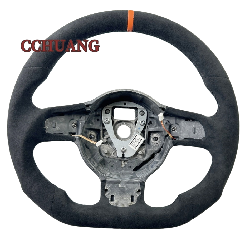Hot factory custom Alcantara leather for the Audi TT R8 A3 A4 A5 A6 A7 A8 carbon fiber steering wheel