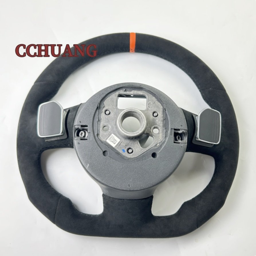 Hot factory custom Alcantara leather for the Audi TT R8 A3 A4 A5 A6 A7 A8 carbon fiber steering wheel