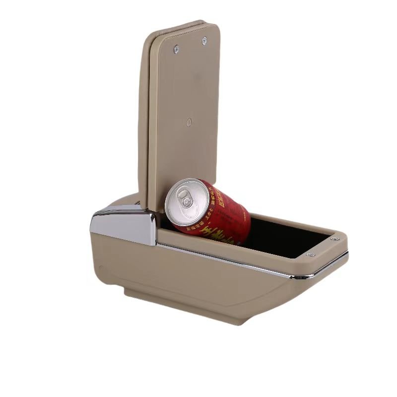 Customized Wireless Charging Car Armrest High Quality PU Leather Rotatable Storage Armrest Box for Vinfast VF3