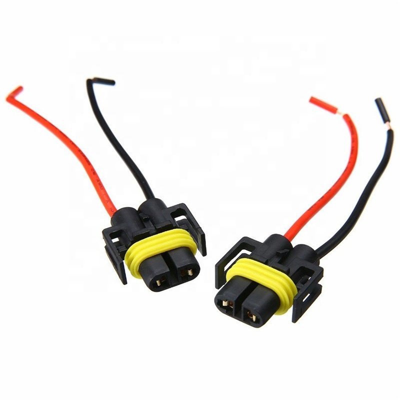 Auto Relays H8 H11 H11 / H8 - 881 Universal Car Headlight Bulb Adapter Car Auto LED Fog Lamps Wiring Harness Adapter Sockets
