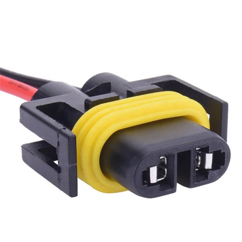 Auto Relays H8 H11 H11 / H8 - 881 Universal Car Headlight Bulb Adapter Car Auto LED Fog Lamps Wiring Harness Adapter Sockets