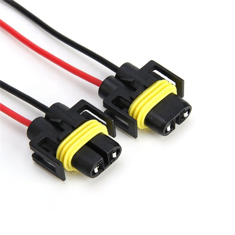 Auto Relays H8 H11 H11 / H8 - 881 Universal Car Headlight Bulb Adapter Car Auto LED Fog Lamps Wiring Harness Adapter Sockets