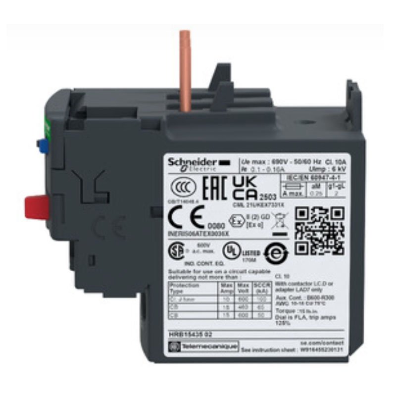 Schneider LRD-07 TeSys LRD thermal overload relays - 1.6...2.5 A - class 10A