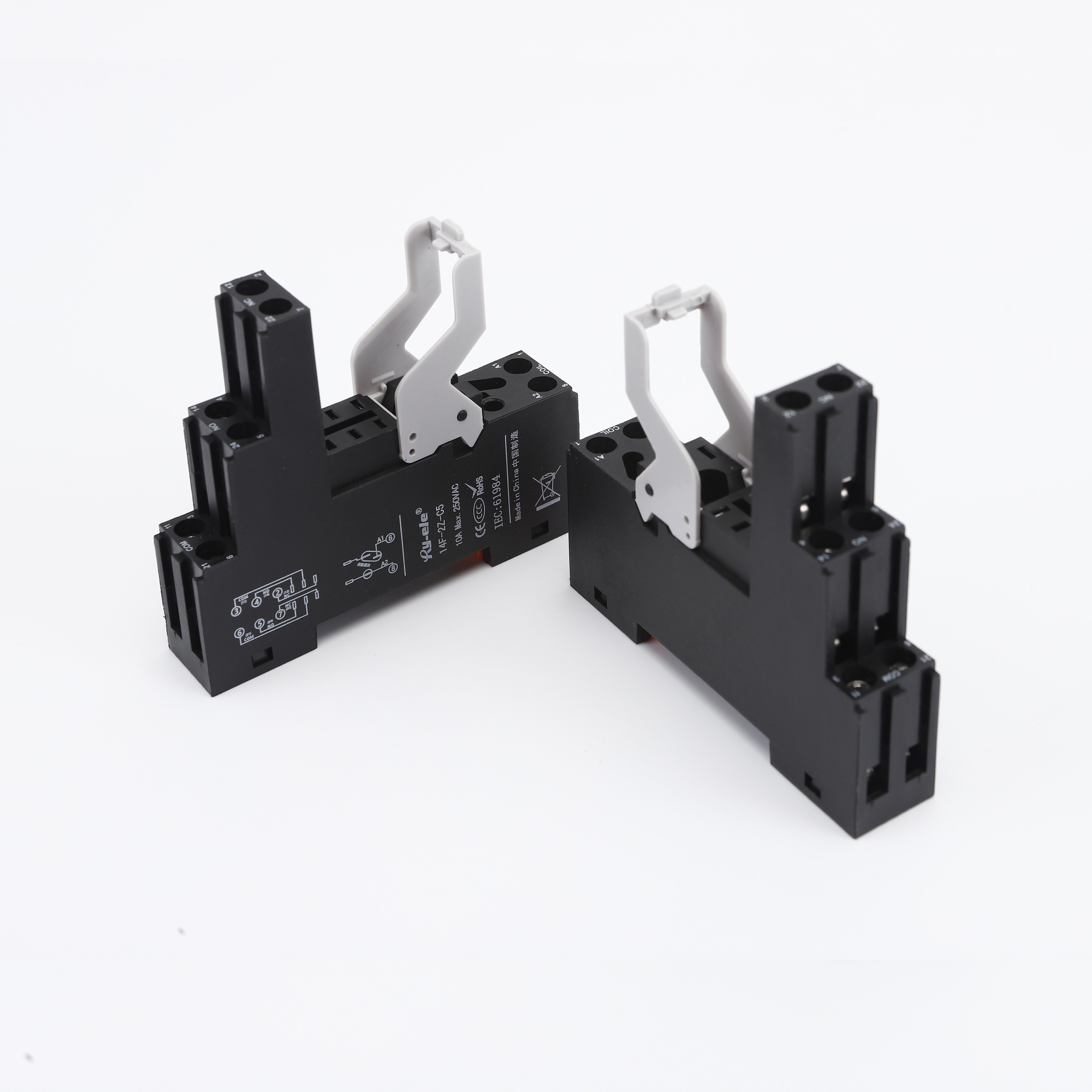 Manufacturer Direct Sales High Quality Relay Socket 14Pin Relay Base with Buckle Slim Relay