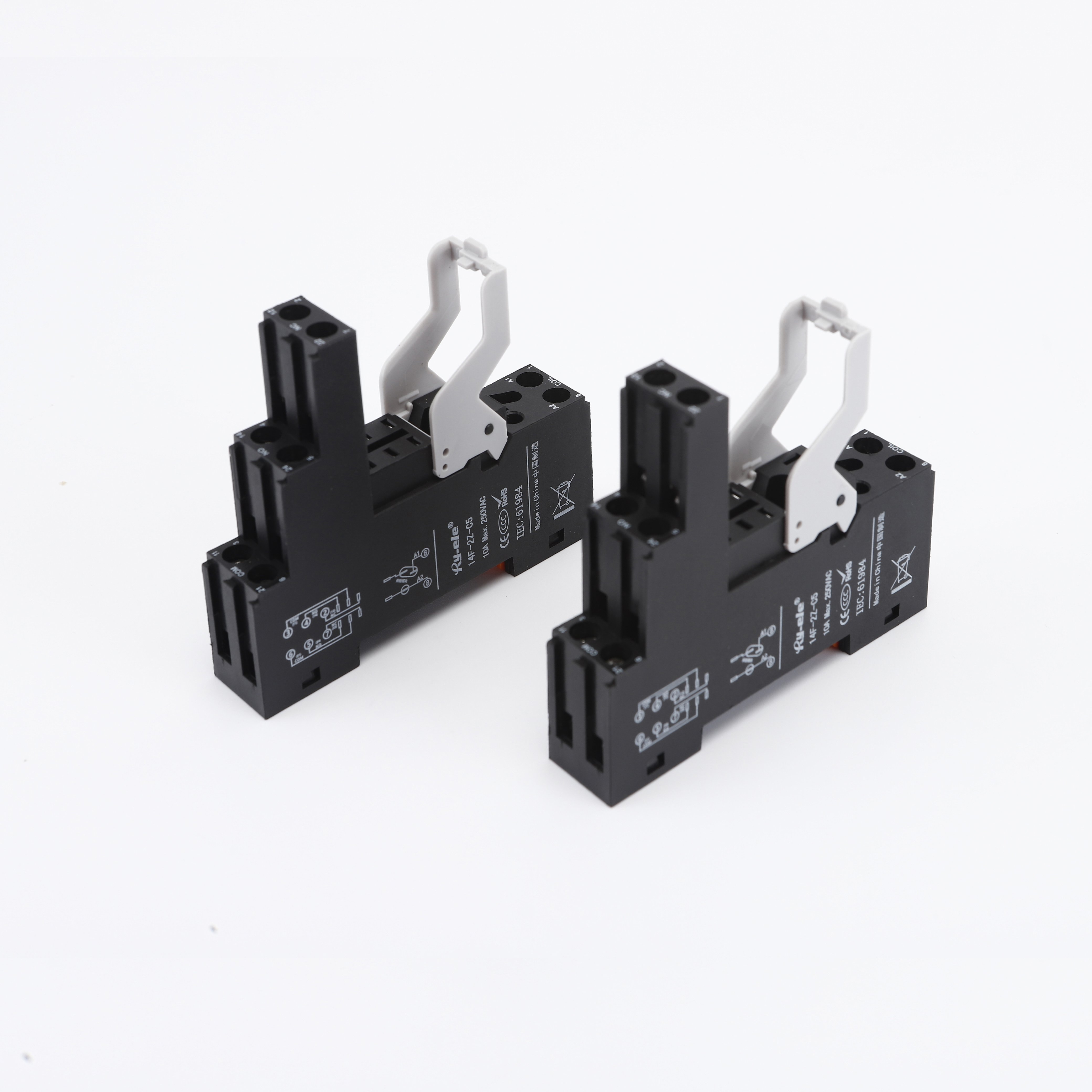 Manufacturer Direct Sales High Quality Relay Socket 14Pin Relay Base with Buckle Slim Relay
