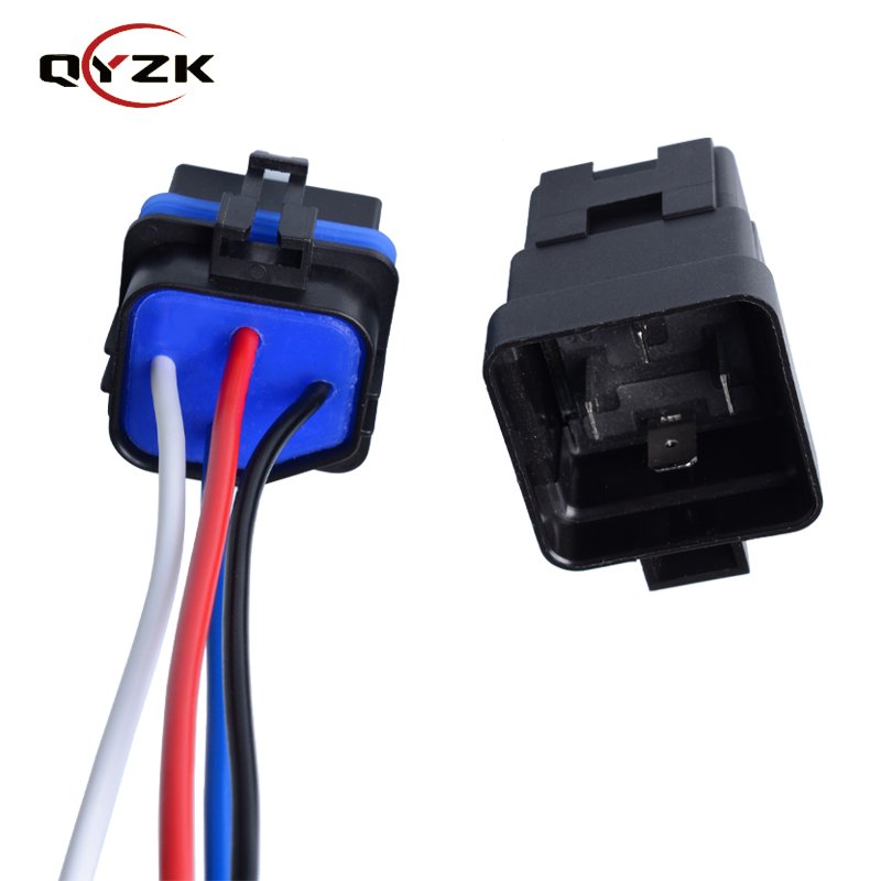 DC 12v Load 40A 14VDC Auto Relay 4 Pin Waterproof Automotive Integrated Wired Automobile Relay