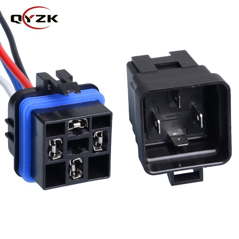 DC 12v Load 40A 14VDC Auto Relay 4 Pin Waterproof Automotive Integrated Wired Automobile Relay