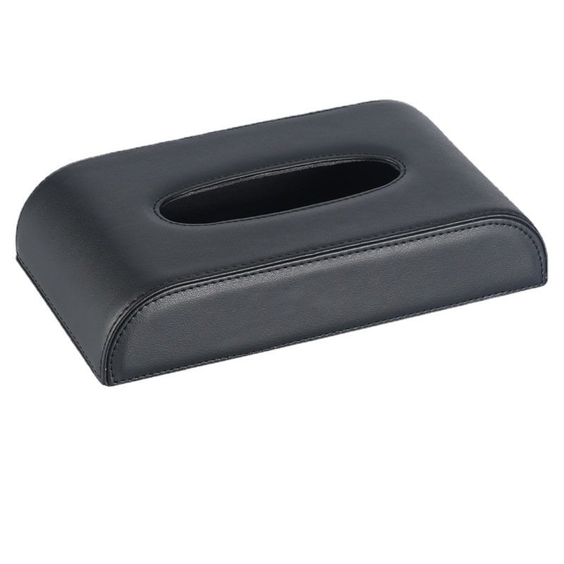 Leather Car Armrest Tissue Box Dashboard Tissue Paper Holder Case Storage Box Interior Accessories Universal for Car Home