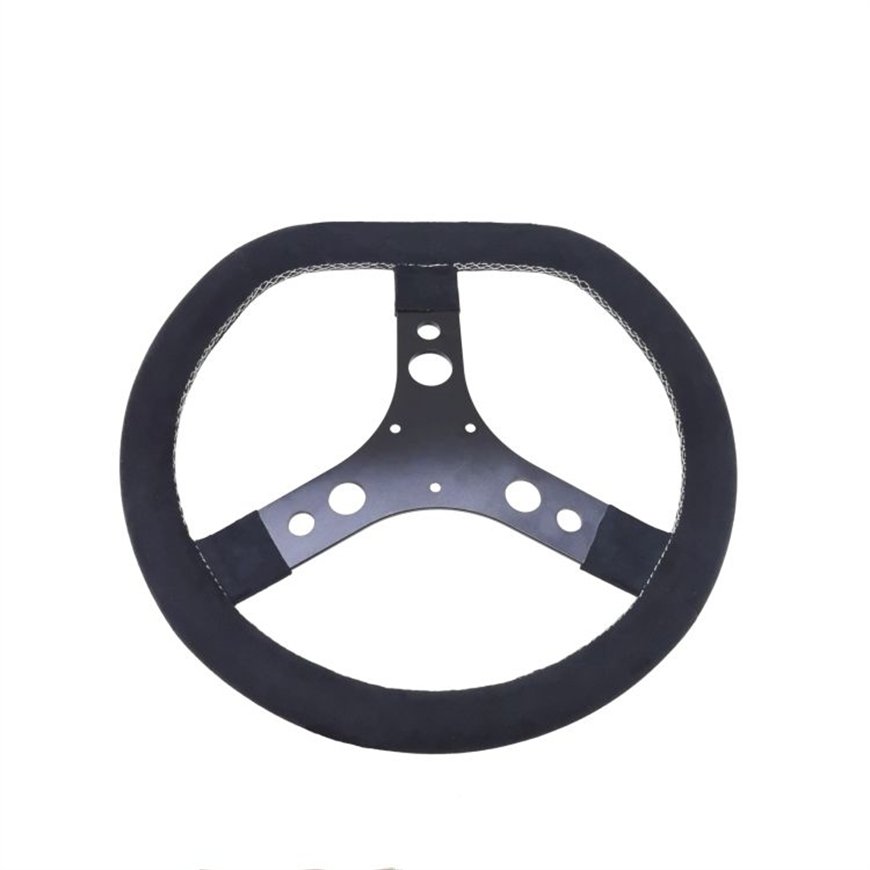 Racing Universal 14-Inch Steering Wheel Microfiber Leather For Racing Simulator Steering Wheel Accessories