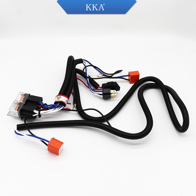 Heavy Duty Wiring Harness Kit for Led Light Head Light Horn Bar, Universal Fitment 24V H4 Car Light Brightener with 40A Relay