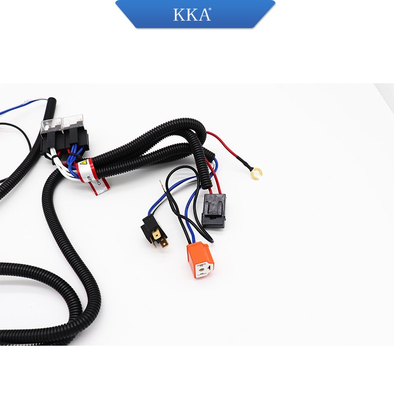 Heavy Duty Wiring Harness Kit for Led Light Head Light Horn Bar, Universal Fitment 24V H4 Car Light Brightener with 40A Relay