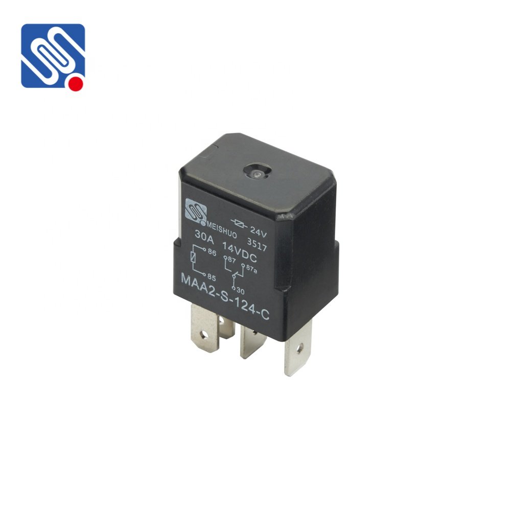 Meishuo China Relay Manufacturer MAA2-S-124-C 5 Pin Automotive Relay 24v Auto Relays