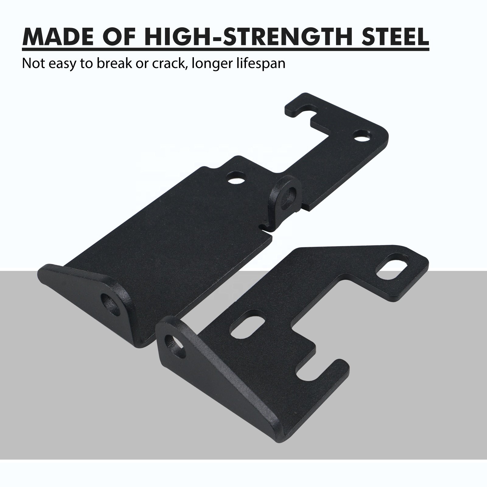 BEVINSEE High Strength Steel Tailgate Rear Door Lock Break in Protection Kit for Fiat Ducato Relay Boxer X250 X290 H1 H2 2006+