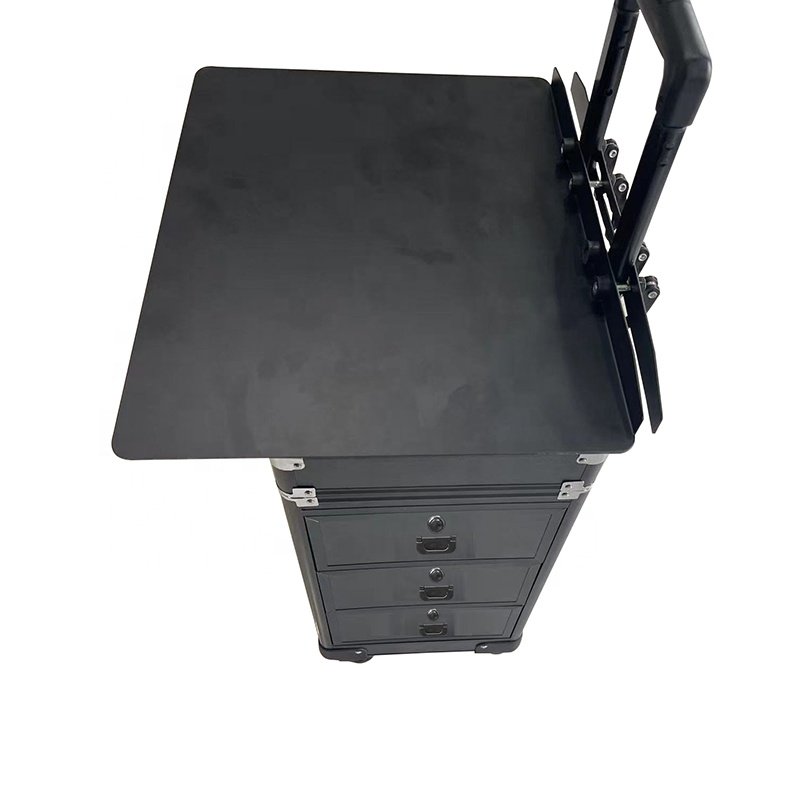 Wholesale Professional Multi-functional Tattoo Workstation With Arm Rest Adjustable Desk Suitcase Set Tattoo Trolley Case
