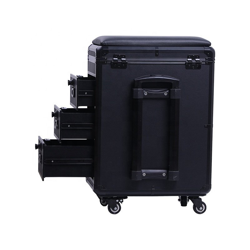 Wholesale Professional Multi-functional Tattoo Workstation With Arm Rest Adjustable Desk Suitcase Set Tattoo Trolley Case