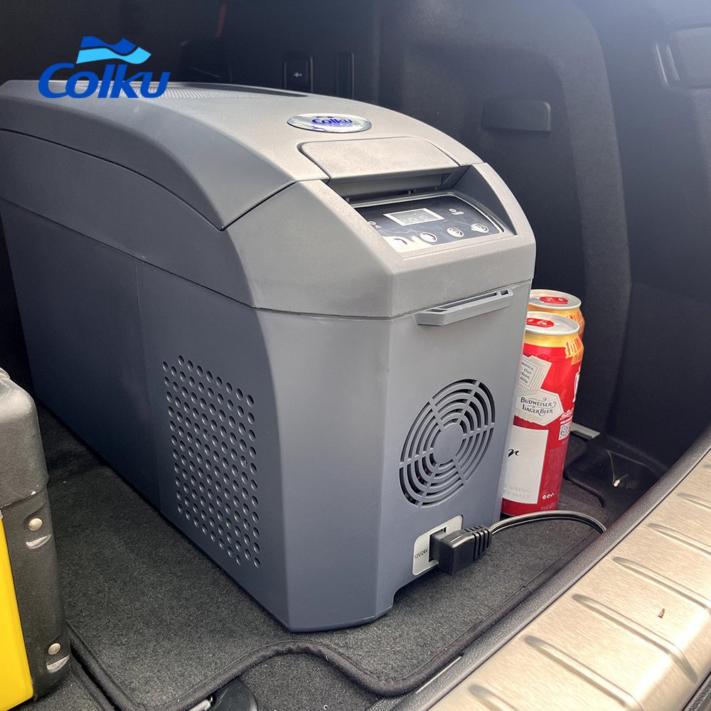 Portable 30W Auto Electronics Mini Car Fridge 12v 24v DC Compressor Camping Refrigerator 20L Plastic Freezer Cooling Function