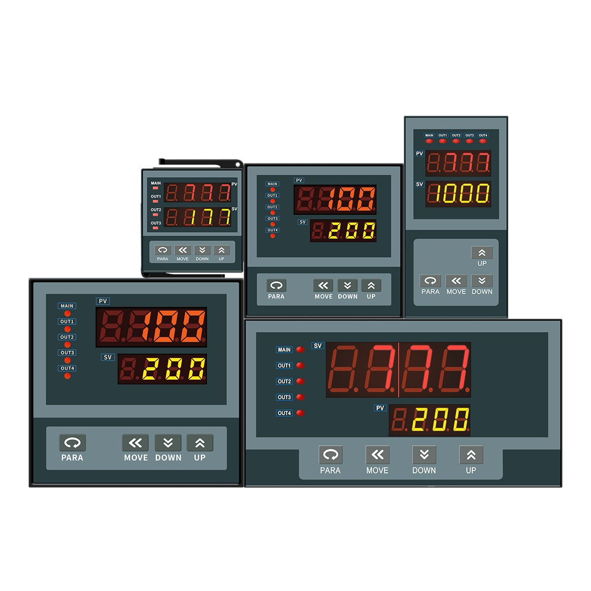 KH105: 16-48 Pressure Indicator Supplier Digital Multi Channel Electronic Digital Temperature Control Indicator Controller