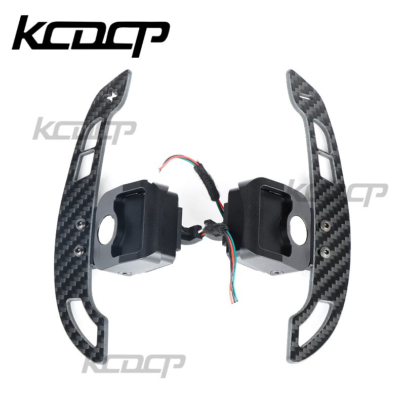 For Audi S4 S5 rs7 q3 q5 q7 q8 tt r8 a4 a5 a6 a7 B9 Car Magnetic Steering Wheel Paddle Shifter Carbon Fiber Shift Paddle