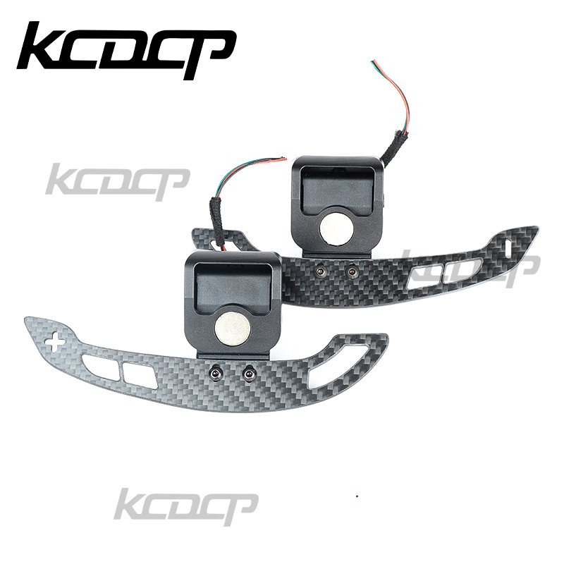 For Audi S4 S5 rs7 q3 q5 q7 q8 tt r8 a4 a5 a6 a7 B9 Car Magnetic Steering Wheel Paddle Shifter Carbon Fiber Shift Paddle