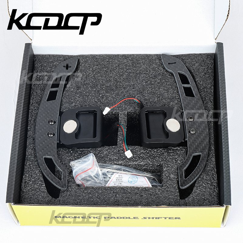 For Audi S4 S5 rs7 q3 q5 q7 q8 tt r8 a4 a5 a6 a7 B9 Car Magnetic Steering Wheel Paddle Shifter Carbon Fiber Shift Paddle