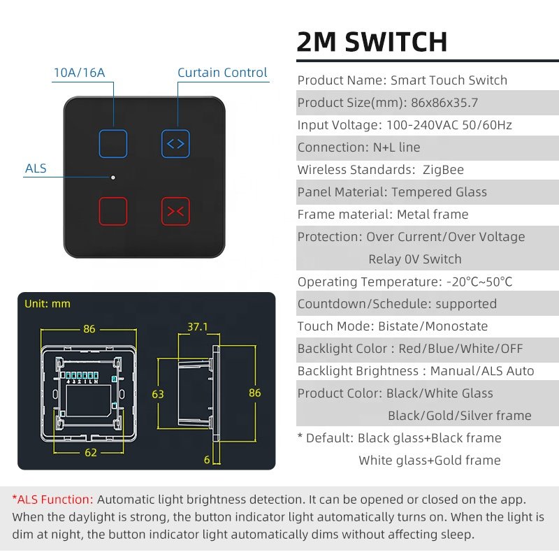 12gang Switch Panel with Socket Indian Standard Intelligent Lighting Curtain Fan Switch Tuya Zigbee Mobile App Control