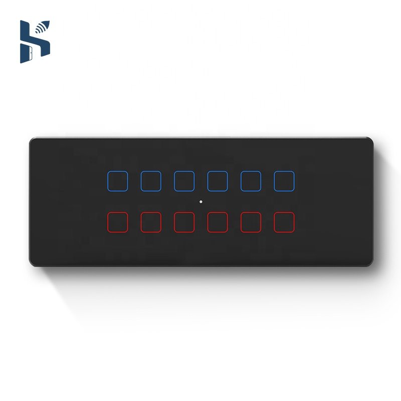 Tuya Smart Life Zigbee India 6&8M Wall Lights Glass Panel Touch Switch with Timer & Timing Function Customized Voltage Support