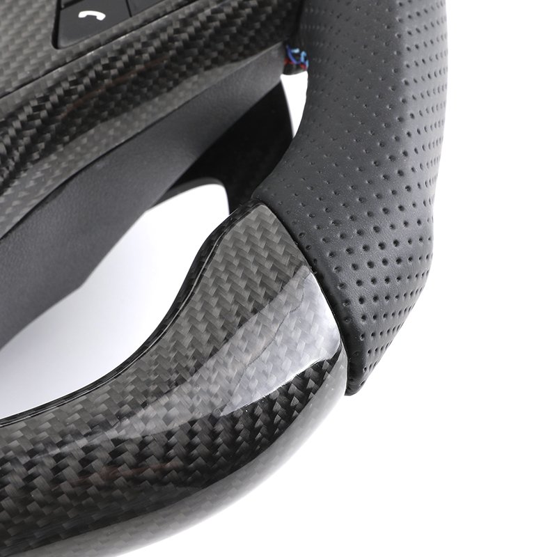 M Sport Carbon Fiber Ergonomic Design Car Steering Wheel for BMW F10 F30 F01 X5 F15 E70 F32 E90 E92 E60 E46 F20 G30 G20 M5 M3 M6