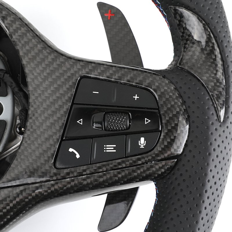 M Sport Carbon Fiber Ergonomic Design Car Steering Wheel for BMW F10 F30 F01 X5 F15 E70 F32 E90 E92 E60 E46 F20 G30 G20 M5 M3 M6