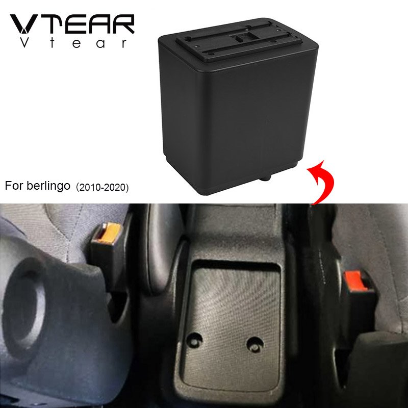 Vtear Arm Rest Car-styling Armrest Box Center Console USB Accessories ABS Central for Citroen Berlingo Peugeot Partner Tepee