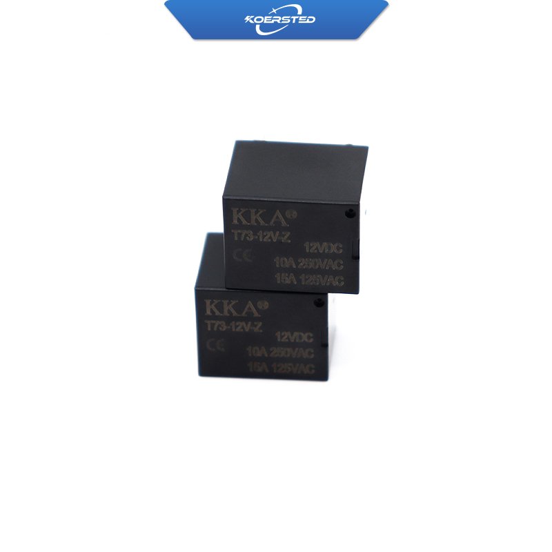 KKA-T73/100pcs/pack DC5/12/24V SPDT/SPST 10A 4/5 Pin PCB Relay Mini Relay 5V/12V/24V for Home Appliances