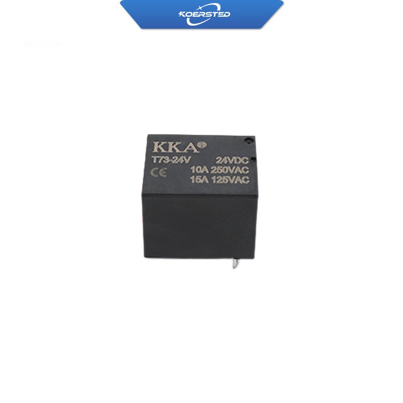 KKA-T73/100pcs/pack DC5/12/24V SPDT/SPST 10A 4/5 Pin PCB Relay Mini Relay 5V/12V/24V for Home Appliances